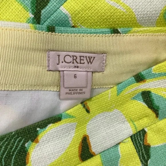 J. Crew Factory Floral Lined Pleated Skirts Casual - Picture 3 of 5